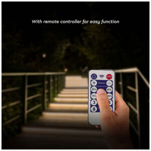 V-TAC Κιτ Ηλιακής Ταινίας LED SMD 1.8W 120lm 60LEDs/m 120° IP67 με Τηλεχειριστήριο και Τοποθέτηση 2σε1 Ζεστό Λευκό 23044 (5 μέτρα)