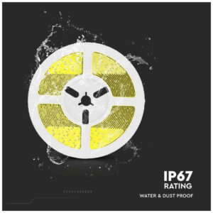 V-TAC Κιτ Ηλιακής Ταινίας LED SMD 1.8W 120lm 60LEDs/m 120° IP67 με Τηλεχειριστήριο και Τοποθέτηση 2σε1 Ζεστό Λευκό 23044 (5 μέτρα)