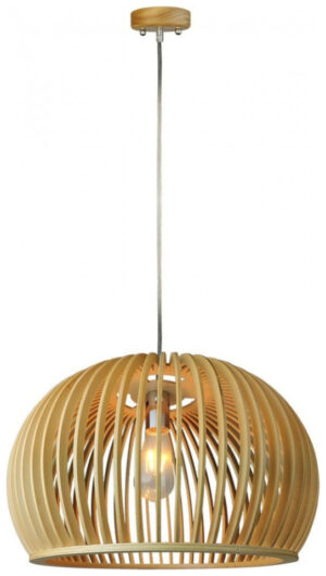 Κρεμαστό Φωτιστικό Ξύλινο V-TAC D440 x H280mm και ντουί E27 40541