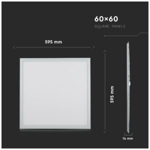 LED Φωτιστικό Πάνελ 60cm x 60cm 29W SAMSUNG CHIP 120LM/W 5 Χρόνια Εγγύηση Φώς Ημέρας 4000Κ 20047