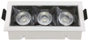 LED Φωτιστικό Χωνευτό 12W Με Ανακλαστήρα 12° και 3 SAMSUNG CHIP σε Σειρά Ψυχρό Λευκό 973