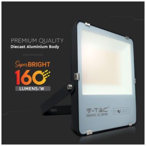 LED Προβολέας V-TAC 200W Μαύρος Evolution 160LM/W Φως Ημέρας 5 Χρόνια Εγγύηση 5922