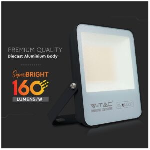 LED Προβολέας V-TAC 50W Μαύρος Evolution 160LM/W Ψυχρό Λευκό 5 Χρόνια Εγγύηση 5919