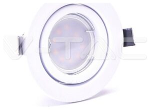 LED Set V-TAC Ολοκληρωμένο Φωτιστικό Σποτ GU10 5W Πακέτο 3 Τεμαχίων Ψυχρό Λευκό 6400Κ 8883