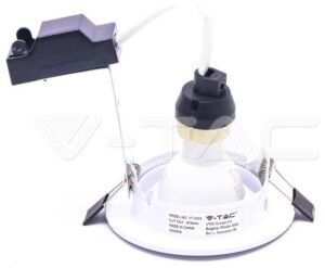 LED Set V-TAC Ολοκληρωμένο Φωτιστικό Σποτ GU10 5W Πακέτο 3 Τεμαχίων Ψυχρό Λευκό 6400Κ 8883
