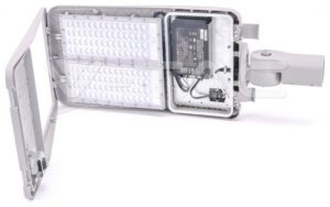 LED V-TAC Φωτιστικό Δρόμου SMD 100W SAMSUNG CHIP Clas II A++ 140LM/W Σώμα Γκρί Dimmable Φως Ημέρας 883