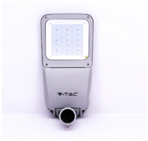 LED V-TAC Φωτιστικό Δρόμου SMD 80W SAMSUNG CHIP 302Z+ Class II Type 3M Inventonics 0-10V Σώμα Γκρί Φως Ημέρας 541