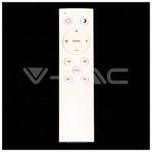 LED V-TAC Φωτιστικό Οροφής Designer 80W Στρογγυλό Dimmable και αλλαγή απόχρωσης με χειριστήριο 1496