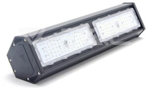LED V-TAC High Bay Γραμμικό Φωτιστικό 100W SAMSUNG CHIP 120LM/W Αδιάβροχο Μαύρο Ψυχρό Λευκό 892