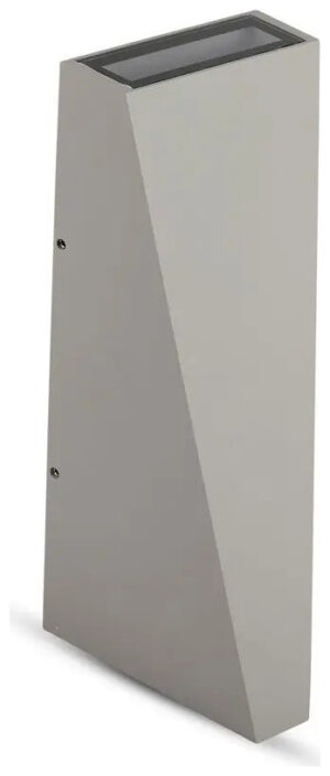 V-TAC LED απλίκα 6W αρχιτεκτονικού φωτισμού 4000K φυσικό λευκό γκρι σώμα SKU: 218300