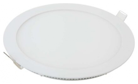 V-TAC LED mini panel χωνευτό 24W 2700K θερμό λευκό στρογγυλό SKU: 214872