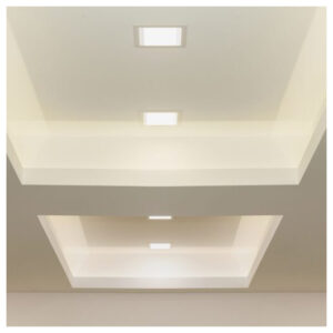 V-TAC LED mini panel χωνευτό 24W 2700K θερμό λευκό τετράγωνο SKU: 214887