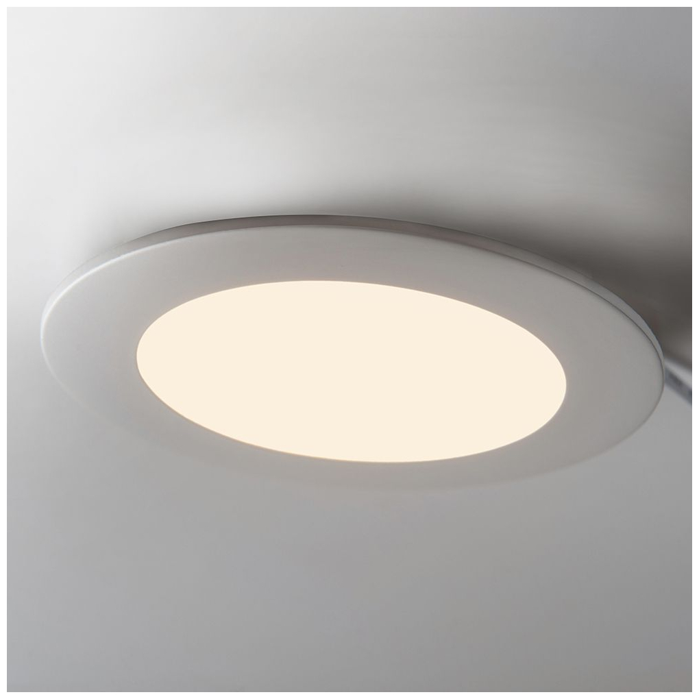 V-TAC LED mini panel χωνευτό 24W 6400K ψυχρό λευκό στρογγυλό SKU: 214874