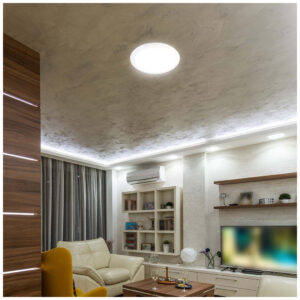 V-TAC LED πλαφονιέρα 20W στρογγυλή 3 σε 1 CCT IP66 με ανιχνευτή μικροκυμάτων με λευκό σώμα SKU:23160