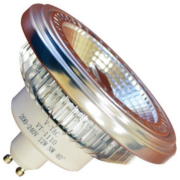 LED V-TAC AR111 GU10 Λαμπτήρας 40° 220V 12W Φως Ημέρας Dimmable 7235