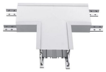 V-TAC LED σύνδεσμος σε σχήμα ταυ για γραμμικό φωτιστικό Samsung 14W Φυσικό λευκό 4000K με ασημί σώμα SKU: 392