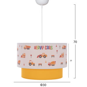 ΠΑΙΔΙΚΟ ΦΩΤΙΣΤΙΚΟ ΟΡΟΦΗΣ BALOO HM7572.04 Φ30x70εκ.