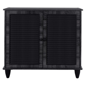 ΠΑΠΟΥΤΣΟΘΗΚΗ ΞΥΛΙΝΗ MCKENNA HM2266.01 ΣΕ ΑΝΘΡΑΚΙ ΧΡΩΜΑ 76,5X30X68,5