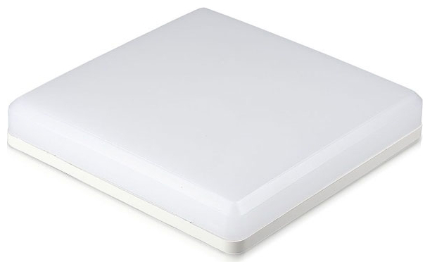 V-TAC Πλαφονιέρα Τετράγωνη LED 15W 230V 110° 1700lm IP44 Samsung Chip Ζεστό Λευκό 2113909