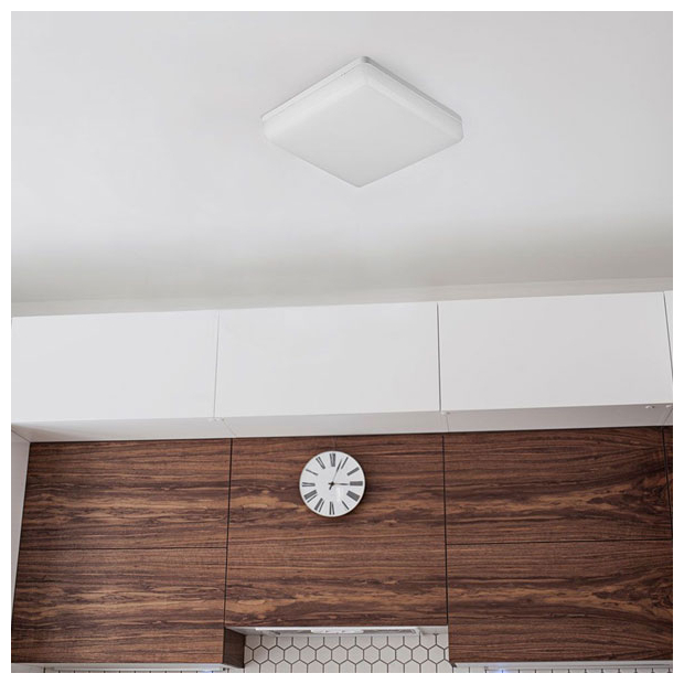 V-TAC Πλαφονιέρα Τετράγωνη LED 15W 230V 110° 1700lm IP44 Samsung Chip Ζεστό Λευκό 2113909