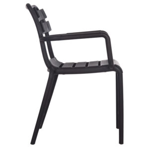 ΠΟΛΥΘΡΟΝΑ ΠΟΛΥΠΡΟΠΥΛΕΝΙΟΥ PHILLY HM6123.02 ΜΑΥΡΟ 58.5x49x83.5Υεκ.