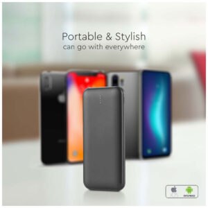 V-TAC PowerBank 10.000 mAh Μαύρο 23036