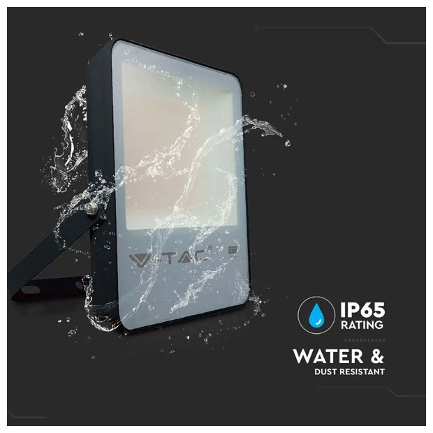 V-TAC Προβολέας LED SMD Evolution 30W 4100lm 137lm/W 100° IP65 Samsung Chip G8 High Lumen Μαύρο Σώμα Ψυχρό Λευκό 20403