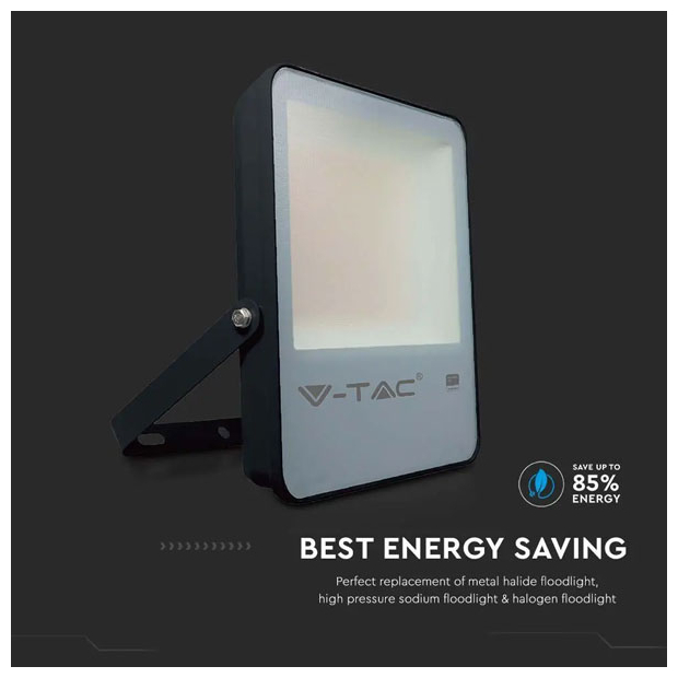 V-TAC Προβολέας LED SMD Evolution 30W 4100lm 137lm/W 100° IP65 Samsung Chip G8 High Lumen Μαύρο Σώμα Ψυχρό Λευκό 20403