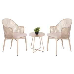 ΣΕΤ LOUNGE 3TMX ΕΞ.ΧΩΡΟΥ OREGO HM21107.03 ΑΛΟΥΜΙΝΙΟ & ΜΕΤΑΛΛΟ ΣΕ ΚΑΠΟΥΤΣΙΝΟ