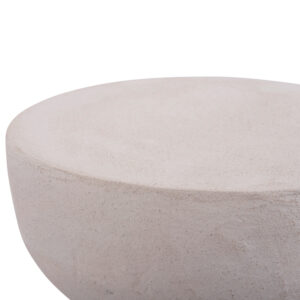 ΣΚΑΜΠΟ ΣΕΙΡΑ SANTORINI HM18041 ΠΟΛΥΡΗΤΙΝΗ ΣΕ ΥΠΟΛΕΥΚΟ Φ30,5x46Υεκ