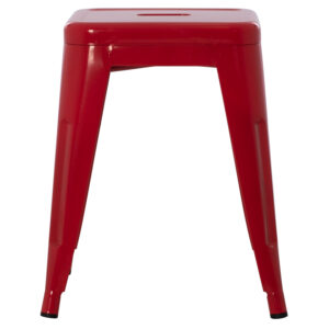 ΣΚΑΜΠΟ ΜΕΤΑΛΛΙΚΟ MELITA HM0096.44 ΣΕ ΚΟΚΚΙΝΟ ΧΡΩΜΑ 37x37x45Υεκ.