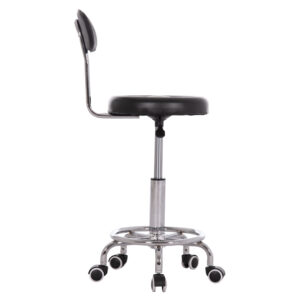 ΣΚΑΜΠΟ ΠΕΡΙΣΤΡΕΦΟΜΕΝΟ ΣΧΕΔΙΑΣΤΗΡΙΟΥ IRIS HM211.21 PU ΜΑΥΡΟ HOMEMARKT 34x43x86,5Υεκ.