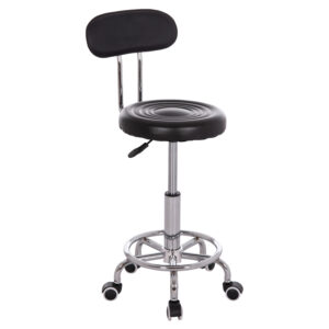 ΣΚΑΜΠΟ ΠΕΡΙΣΤΡΕΦΟΜΕΝΟ ΣΧΕΔΙΑΣΤΗΡΙΟΥ IRIS HM211.21 PU ΜΑΥΡΟ HOMEMARKT 34x43x86,5Υεκ.