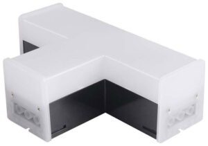 V-TAC Σύνδεσμος T LED για Γραμμικό Φωτιστικό 10W 230V 1000lm 120° Ψυχρό Λευκό Mαύρο Σώμα 10170