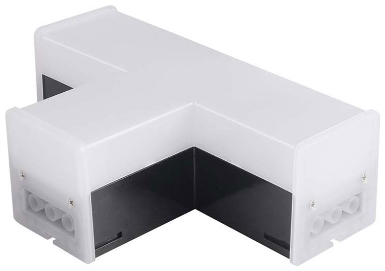 V-TAC Σύνδεσμος T LED για Γραμμικό Φωτιστικό 10W 230V 1000lm 120° Ψυχρό Λευκό Mαύρο Σώμα 10170