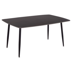 ΤΡΑΠΕΖΙ RAVEN HM18150.02 ΚΕΡΑΜΙΚΟ TOP ΜΕ ΟΨΗ ΜΑΥΡΟ ΜΑΡΜΑΡΟ 160x80x74Υεκ.