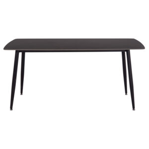 ΤΡΑΠΕΖΙ RAVEN HM18150.02 ΚΕΡΑΜΙΚΟ TOP ΜΕ ΟΨΗ ΜΑΥΡΟ ΜΑΡΜΑΡΟ 160x80x74Υεκ.