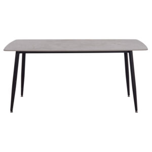 ΤΡΑΠΕΖΙ RAVEN HM18150.13 ΚΕΡΑΜΙΚΟ TOP ΜΕ ΟΨΗ ΓΚΡΙ ΜΑΡΜΑΡΟ 160x80x74Υεκ.