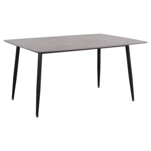 ΤΡΑΠΕΖΙ RAVEN HM18150.13 ΚΕΡΑΜΙΚΟ TOP ΜΕ ΟΨΗ ΓΚΡΙ ΜΑΡΜΑΡΟ 160x80x74Υεκ.