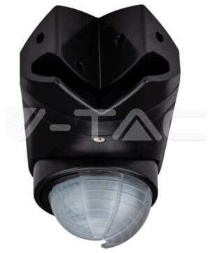 Υπέρυθρος Αισθητήρας Κίνησης Τοίχου Μαύρος Αδιάβροχος 180 ° 600W 6612