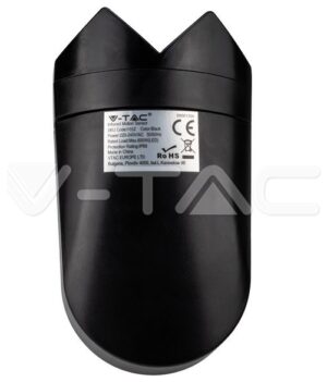 Υπέρυθρος Αισθητήρας Κίνησης Τοίχου Μαύρος Αδιάβροχος 180 ° 600W 6612