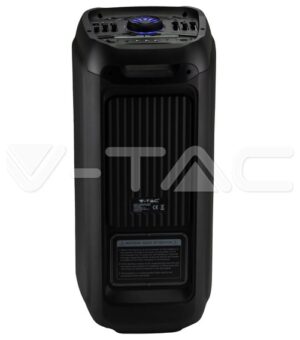 V-TAC Επαναφορτιζόμενο Ηχείο 40W με Μικρόφωνο Τηλεχειριστήριο RF και Φωτισμό RGB 8980