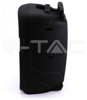 V-TAC Επαναφορτιζόμενο Ηχείο Trolley 35W 12inch με Μικρόφωνο Τηλεχειριστήριο RF και Φωτισμό RGB 7736