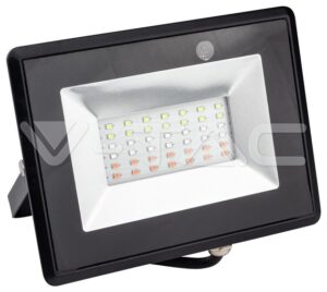 V-TAC LED Προβολέας 30W SMD Μαύρος RGB με Τηλεκοντρόλ 5995