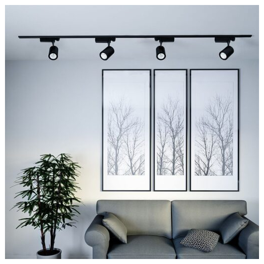 V-TAC LED φωτιστικό ράγας τριφασικό COB 35W 4000K φυσικό λευκό SKU: 211286