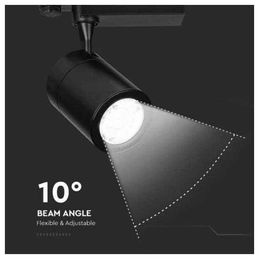 V-TAC LED φωτιστικό ράγας τριφασικό COB 35W 4000K φυσικό λευκό SKU: 211286