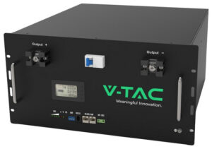 V-TAC Σύστημα Αποθήκευσης Ενέργειας BSS LiFePO4 Rack 9.6KWh 48V 200Ah 11523