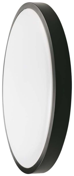 V-TAC Πλαφονιέρα Οροφής Εξωτερικού Χώρου με Ενσωματωμένο LED σε Μαύρο Χρώμα 7641