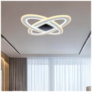 V-TAC LED φωτιστικό οροφής Designer 130W 3 σε 1 CCT με λευκό σώμα dimmable και χειριστήριο SKU: 15360