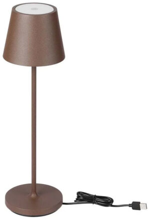 V-TAC Πορτατίφ με Καφέ Καπέλο και Καφέ Βάση